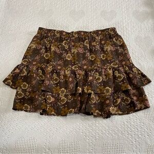 Floral Mini Skirt Cottagecore C By One (XL)
